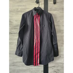 Y-3 Adidas YOHJI YAMAMOTO Unity Men’s Black Button Down LS Dress Shirt Small